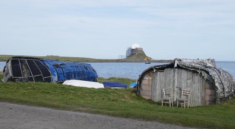 Holy Island Boathouses photo copyright SV Taipan taken at  and featuring the Cruising Yacht class