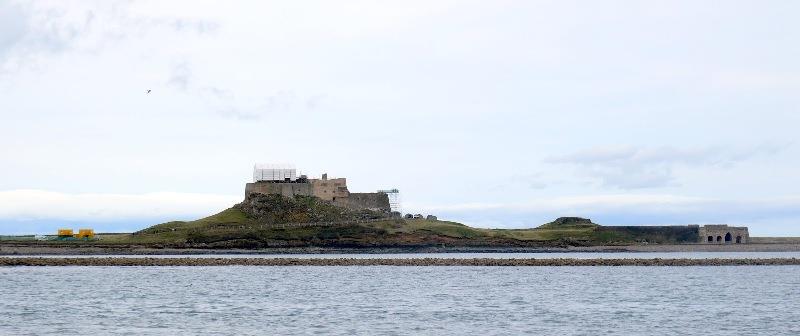 Lindisfarne castle and Limekilns - photo © SV Taipan
