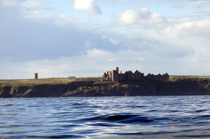 New Slains Castle south of Peterhead. Scotland - photo © SV Taipan