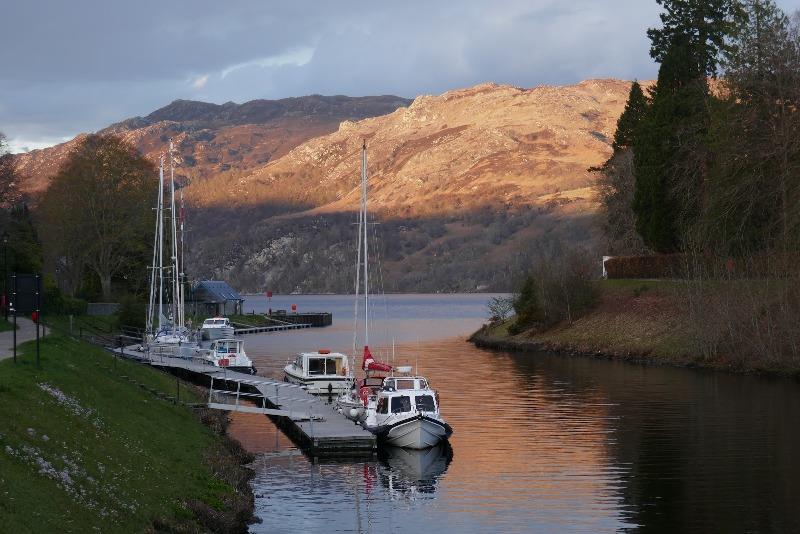 Southern end of Loch Ness. Fort Augustus - photo © SV Taipan