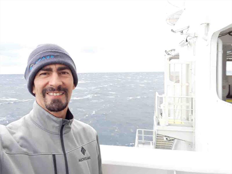 Henrique on board the yacht express - photo © Mission Océan