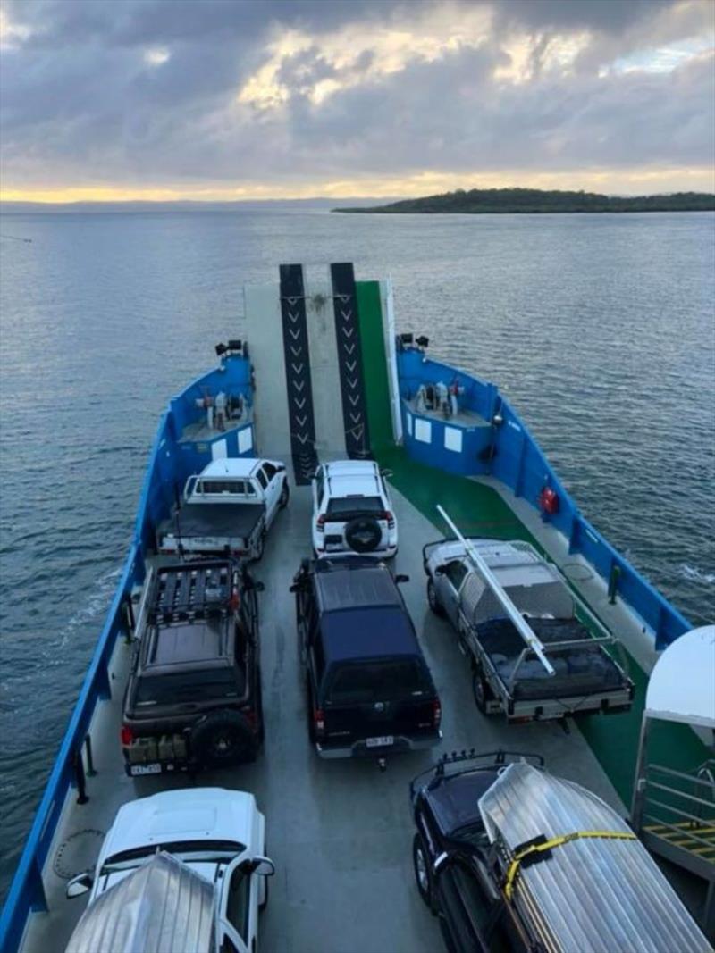 Car ferry from Riverheads to the Kingfisher resort area photo copyright Multihull Central taken at  and featuring the Cruising Yacht class