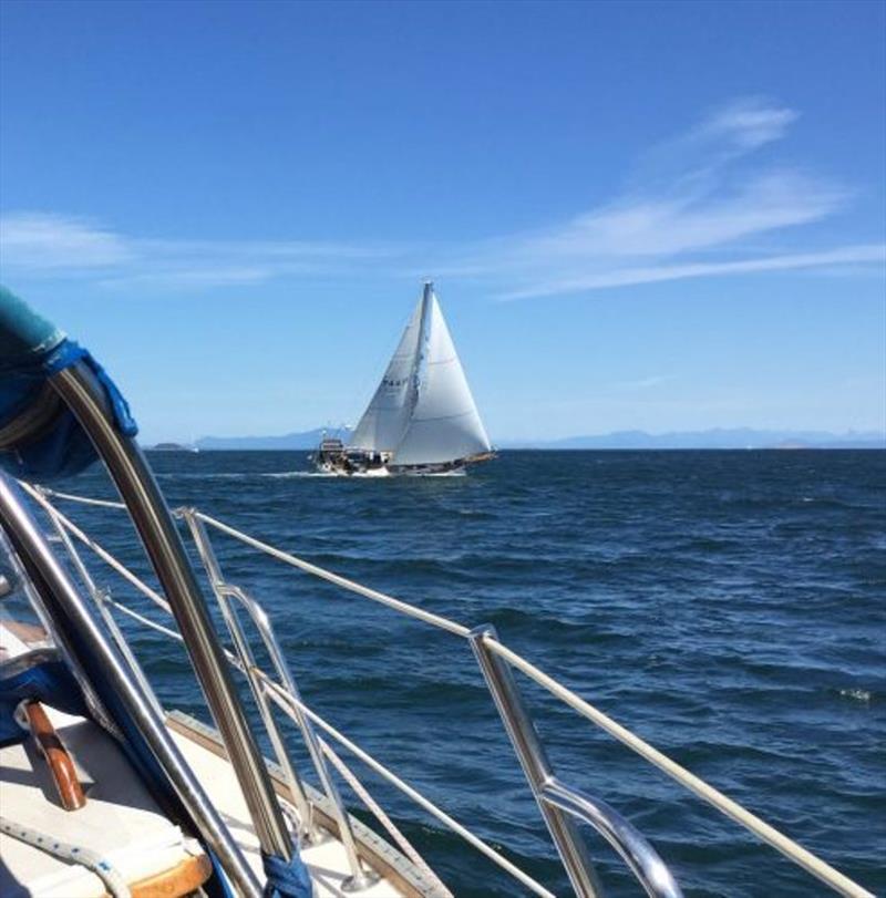 Great sailing across the Salish Sea photo copyright Bluewater Cruising Association taken at  and featuring the Cruising Yacht class