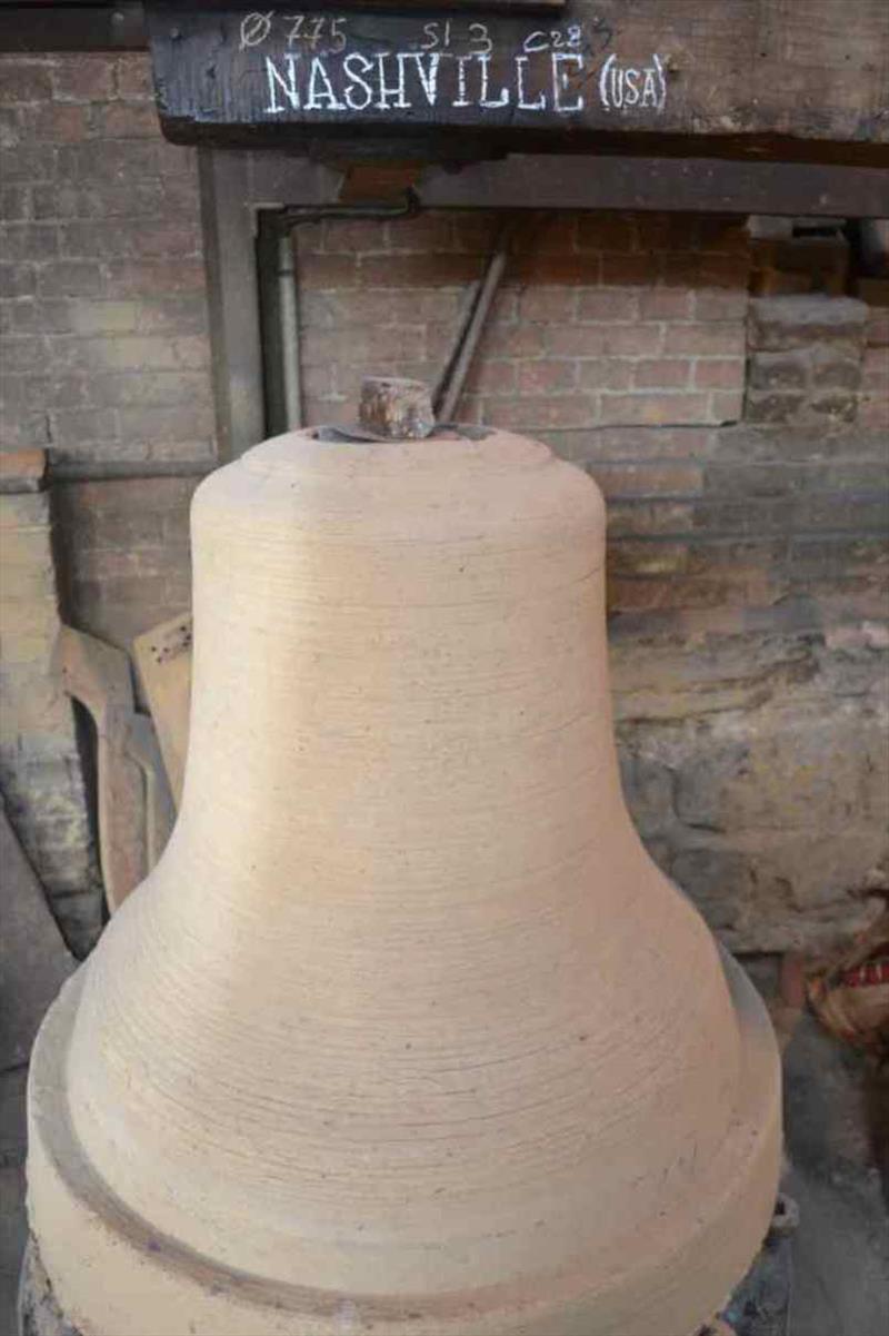 Bell mould, bell for Nashville (USA) photo copyright Red Roo taken at  and featuring the Cruising Yacht class