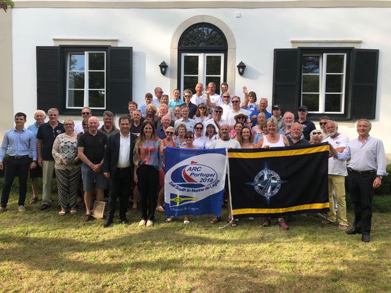 2018 ARC Portugal - Figdafoz - Prizegiving - Group fleet photo copyright World Cruising taken at  and featuring the Cruising Yacht class