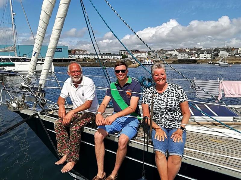 Plymouth Gertha 5 crew photo copyright World Cruising Club taken at  and featuring the Cruising Yacht class