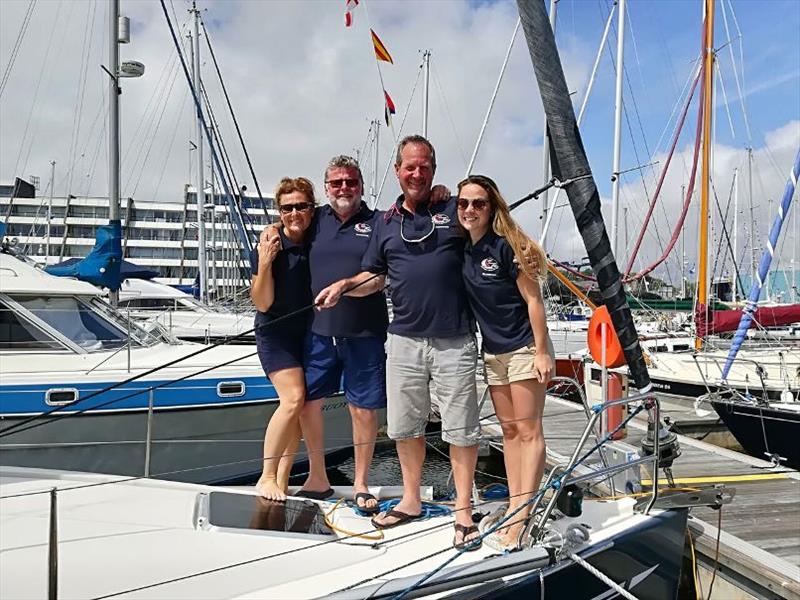 Plymouth Boomerang crew photo copyright World Cruising Club taken at  and featuring the Cruising Yacht class