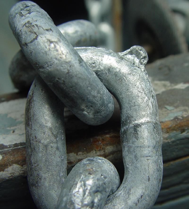Zinc Dimples on many links photo copyright SV Crystal Blues taken at  and featuring the Cruising Yacht class