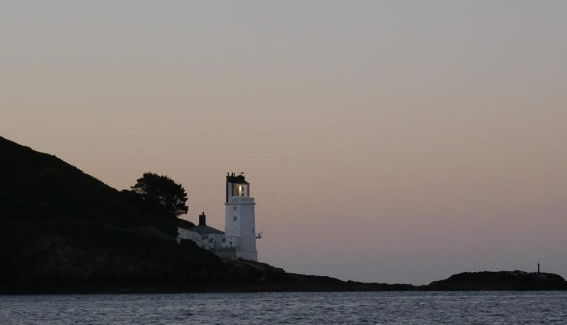 Saint Anthony Head farewell light. Early departure to cross the English Channel to France - photo © SV Taipan