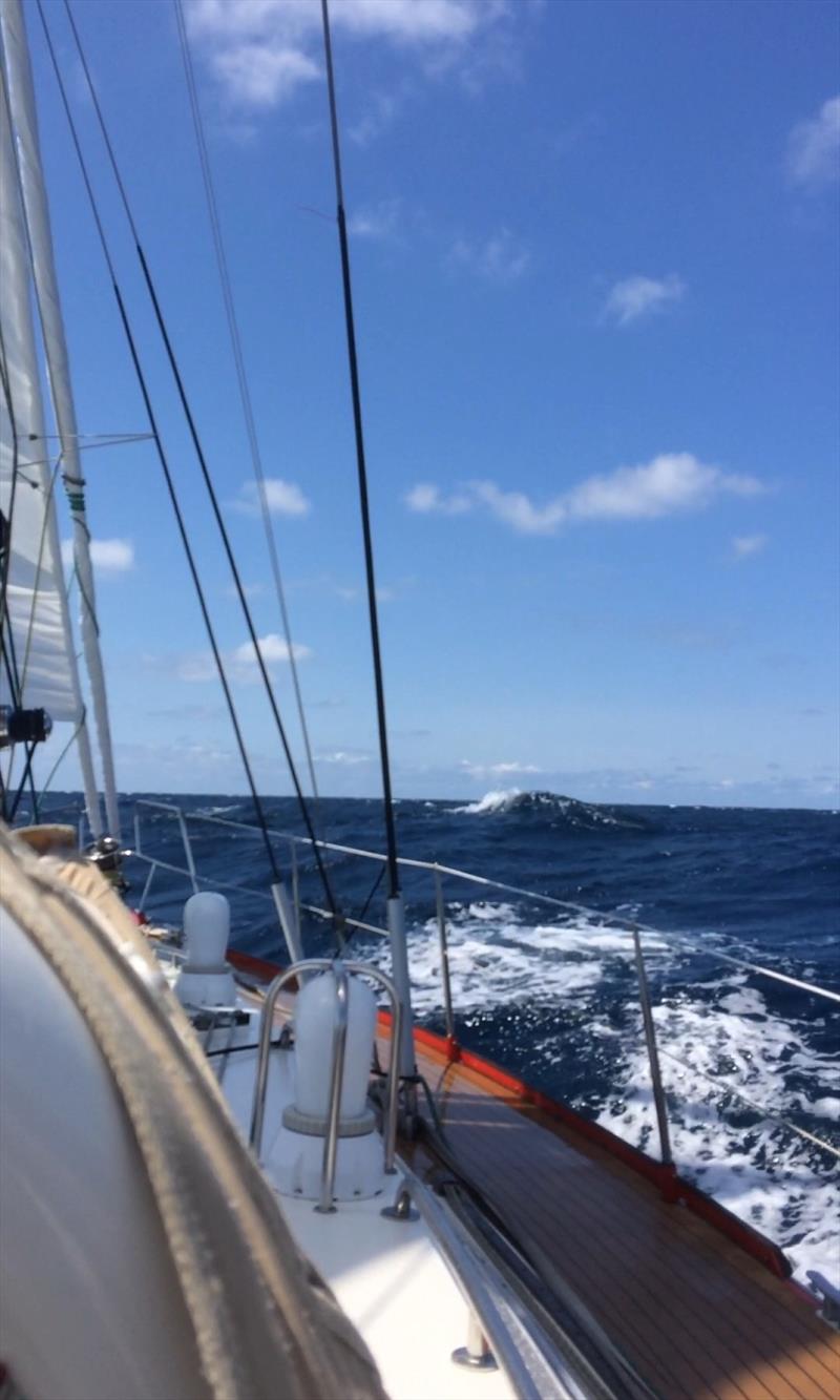 Crossing the Bay of Biscay photo copyright SV Red Roo taken at  and featuring the Cruising Yacht class