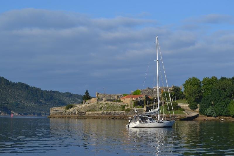 Taipan at Castello San Philipe. Ferrol photo copyright SV Red Roo taken at  and featuring the Cruising Yacht class