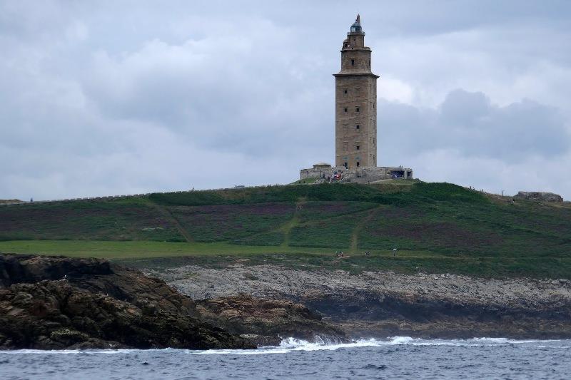 Tower of Hercules photo copyright SV Taipan taken at  and featuring the Cruising Yacht class