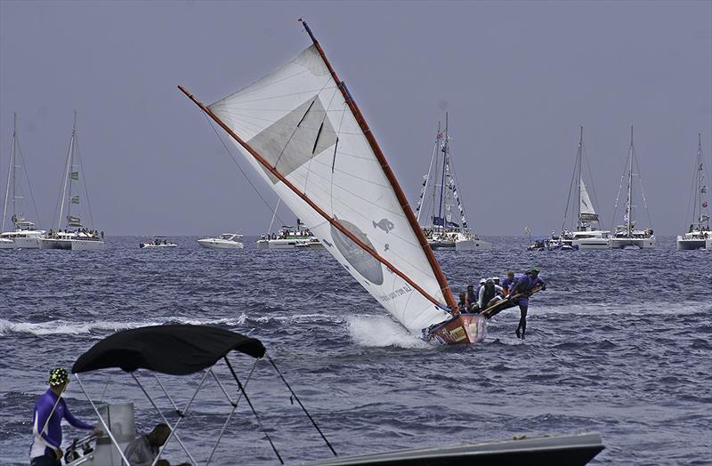 One of the competitors in the yole race photo copyright Mission Océa taken at  and featuring the Cruising Yacht class
