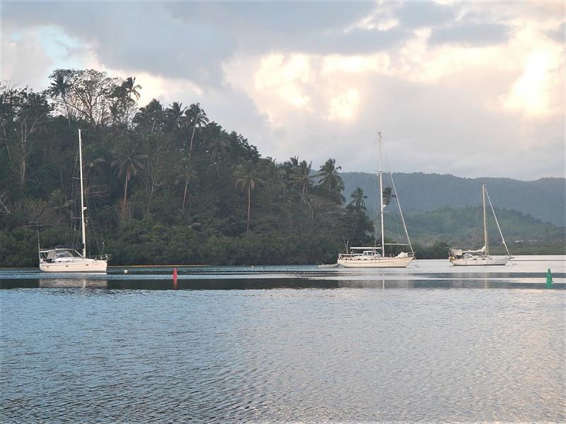 The mooring field at Savusavu photo copyright Andrew and Clare taken at  and featuring the Cruising Yacht class