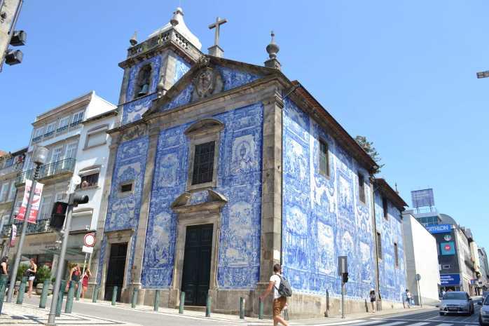 Chapel of Souls, painted with scenes from the lives of saints. - Porto – Portugal - photo © Maree & Phil