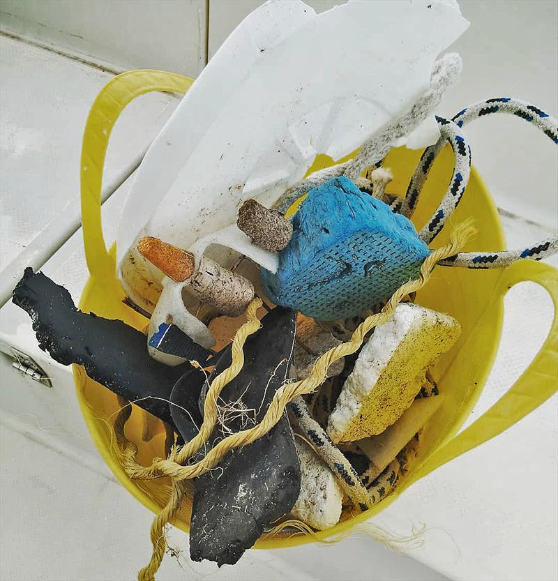The trash from Jamesby photo copyright Mission Ocean taken at  and featuring the Cruising Yacht class