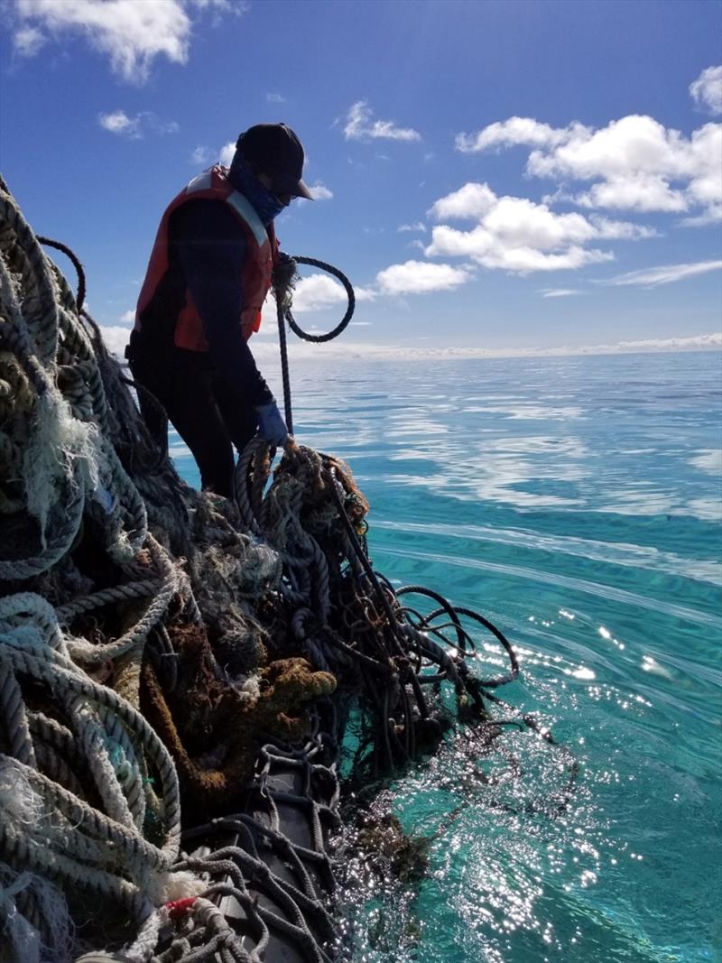Mission removing marine debris on Midway Atoll photo copyright NOAA Fisheries taken at  and featuring the Cruising Yacht class