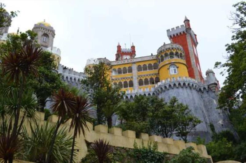 Pena Palace - Sintra photo copyright SV Red Roo taken at  and featuring the Cruising Yacht class