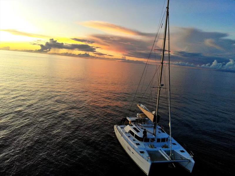 Chinese sailor named Xu Jingkun round-the-world Lagoon journey photo copyright Lagoon Asia Pacific taken at  and featuring the Cruising Yacht class