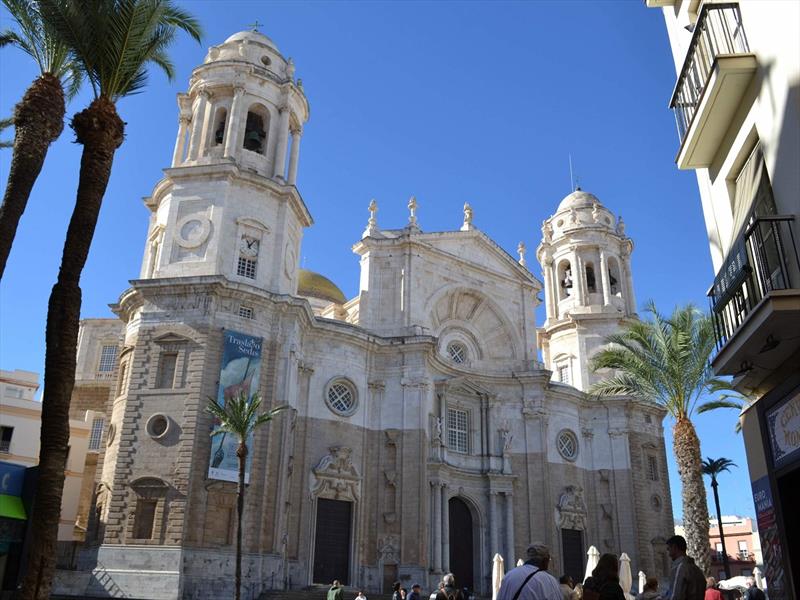 The Cadiz Cathedral photo copyright SV Red Roo taken at  and featuring the Cruising Yacht class