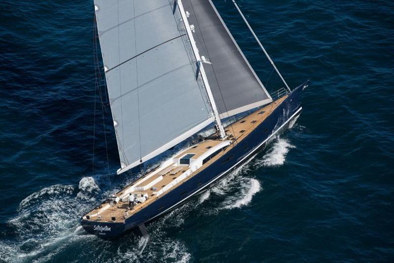 Southern Wind 105 Satisfaction sailing photo copyright Videoworks taken at  and featuring the Cruising Yacht class