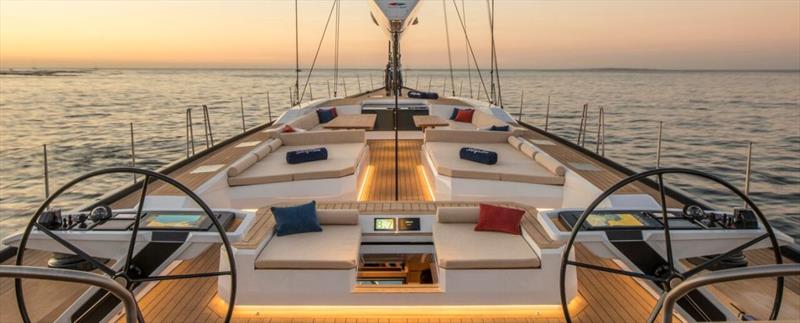 Deck - Southern Wind 105 Satisfaction photo copyright Videoworks taken at  and featuring the Cruising Yacht class