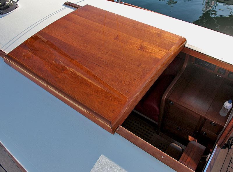 Companionway Hatch photo copyright John Curnow taken at  and featuring the Cruising Yacht class