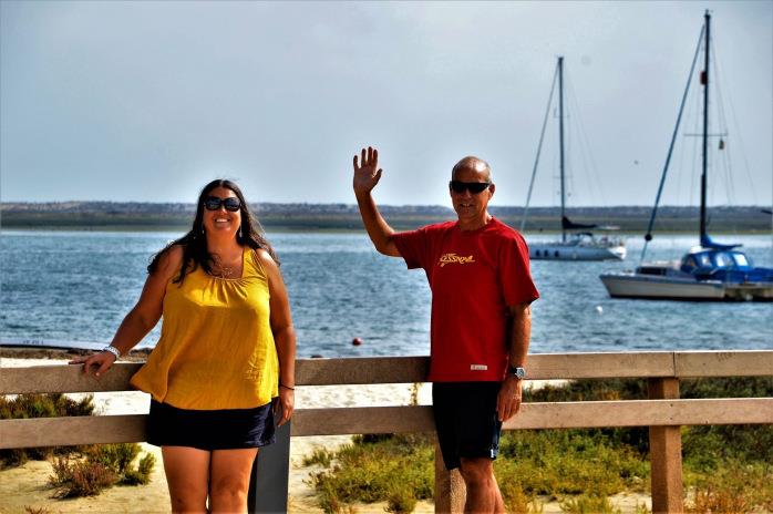 Maree & Phil in Olhao Portugal 2018 photo copyright SV Red Roo taken at  and featuring the Cruising Yacht class