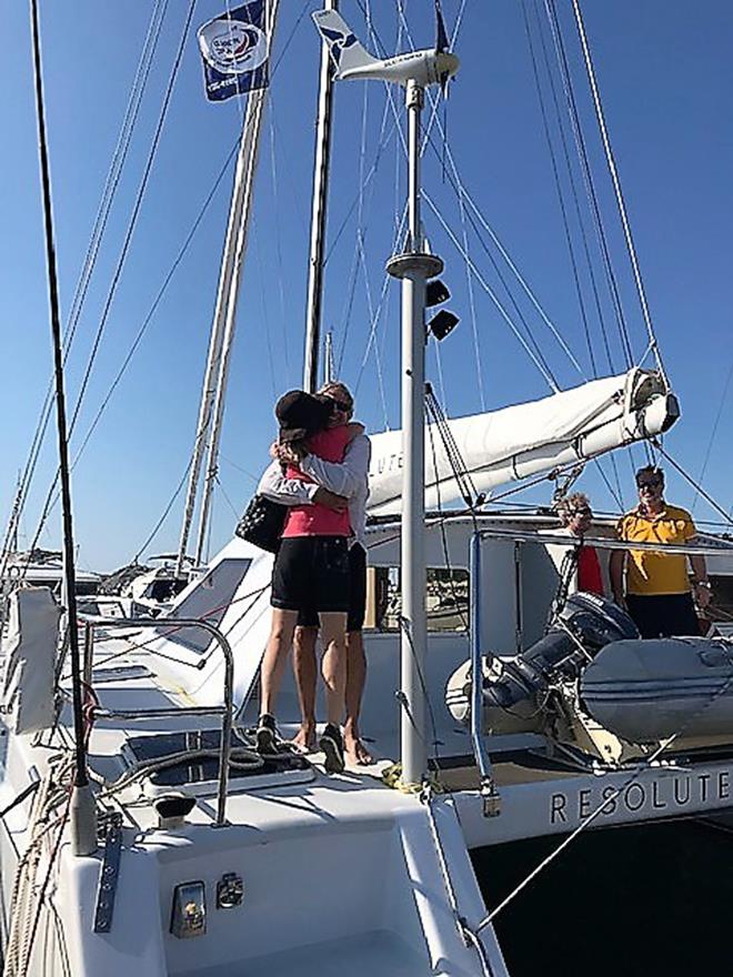 World ARC 2019-20 - Resolute II welcome photo copyright World Cruising taken at  and featuring the Cruising Yacht class