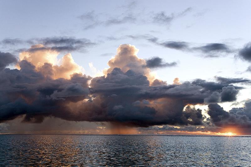 Quintessential sunset shot - Photo tour through Tahiti with Andrea Francolini - photo © Andrea Francolini