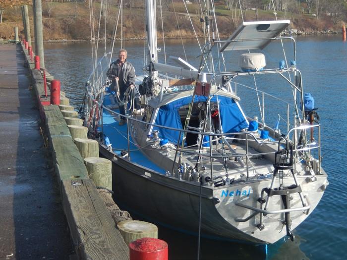 NEHAJ in Lunenburg-Nova Scotia photo copyright Susanne Huber-Curphey taken at  and featuring the Cruising Yacht class