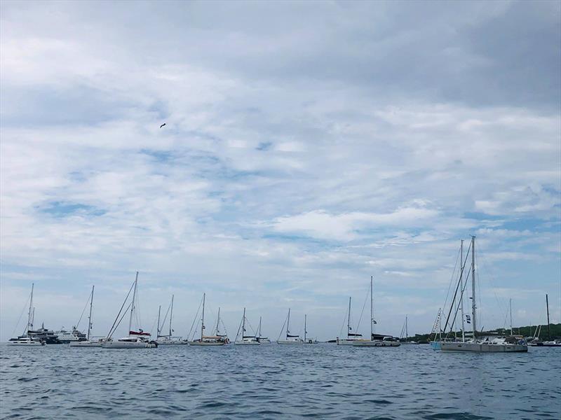 2019-20 World ARC fleet in the Galapagos photo copyright World Cruising taken at  and featuring the Cruising Yacht class