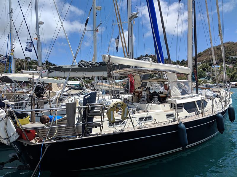 LYDIA completes her circumnavigation here in Grenada — in Saint George's, Grenada - World ARC 2018-19 photo copyright World ARC taken at  and featuring the Cruising Yacht class