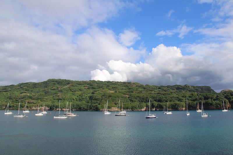 World ARC anchorage in Port Resolution photo copyright World ARC taken at  and featuring the Cruising Yacht class