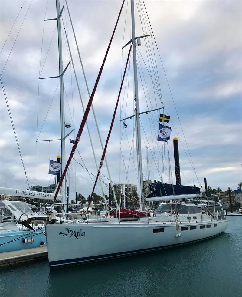 World ARC 2019-20 - Atla and Sky tie up in Mackay photo copyright World Cruising taken at  and featuring the Cruising Yacht class