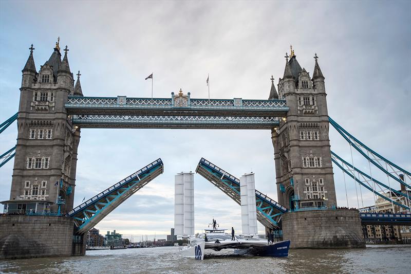 Energy Observer arrives in London photo copyright Lloyd Images taken at  and featuring the Cruising Yacht class