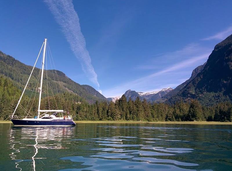 46 ft cutter-rigged, 50,000 lb steel boat Precious Metal  photo copyright Pamela Bendall taken at  and featuring the Cruising Yacht class