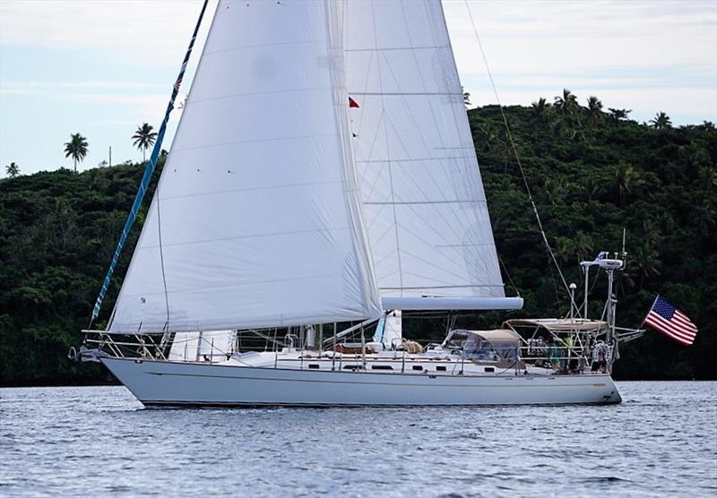 Cailin Lomhara is a Bob Perry-designed Tayana 52 photo copyright Larry Green/Cailin Lomhara collection taken at Cruising Yacht Club of Australia and featuring the Cruising Yacht class