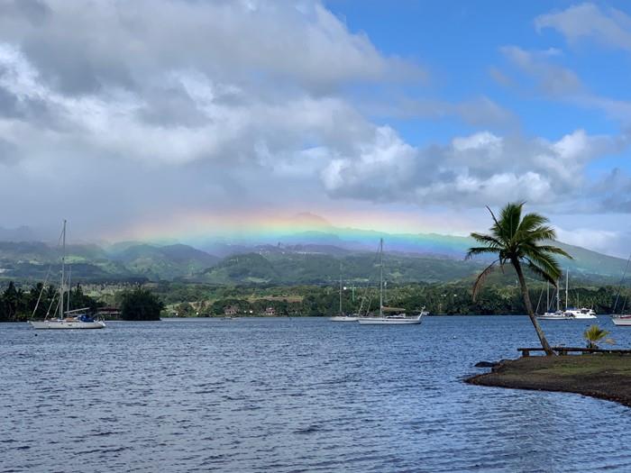 Port Phaeton, Tahiti photo copyright Pamela MacBrayne & Denis Moonan taken at  and featuring the Cruising Yacht class