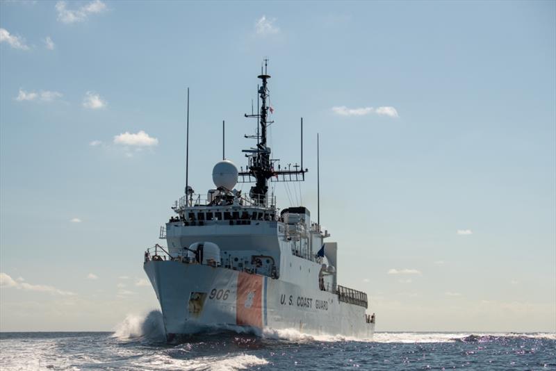 U.S. Coast Guard Cutter Seneca returns to homeport in Boston following a patrol of the Eastern Pacific Ocean. During the patrol the crew seized $61 million in cocaine and marijuana photo copyright U.S Coast Guard taken at  and featuring the Cruising Yacht class