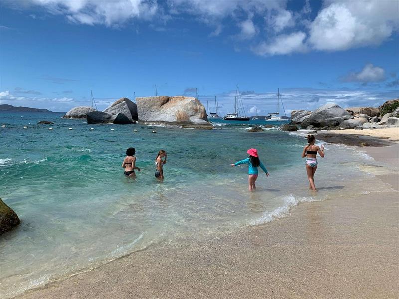 We ventured to the Baths. A great spot to see. Bucket list worthy! photo copyright Catherine Guiader taken at  and featuring the Cruising Yacht class