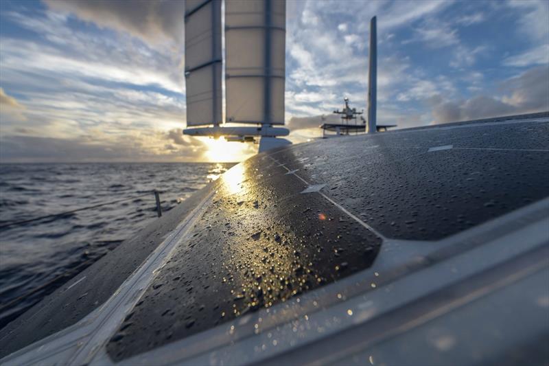 Energy Observer - Crossing the Atlantic with renewables and Hydrogen © Energy Observer Productions - Amélie Conty Energy Observer - Crossing the Atlantic with renewables and Hydrogen © Energy Observer Productions - Amélie Conty