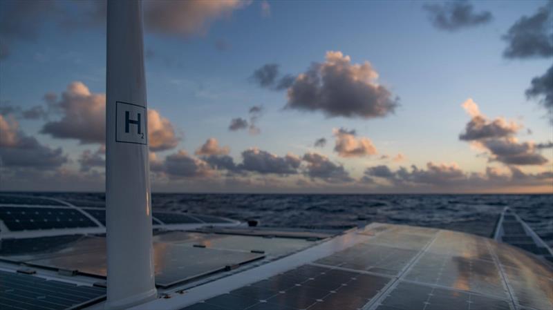 Energy Observer - Crossing the Atlantic with renewables and Hydrogen - photo © Energy Observer Productions - Amélie Conty