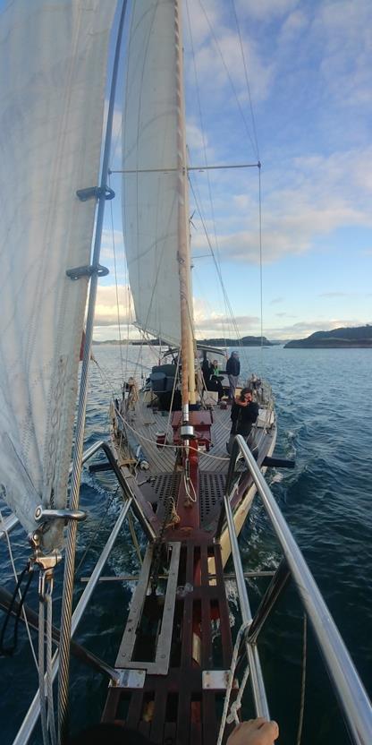 SV Rosalie Clare near Bay of Islands, New Zealand photo copyright Jorge Rodriguez Roda taken at  and featuring the Cruising Yacht class
