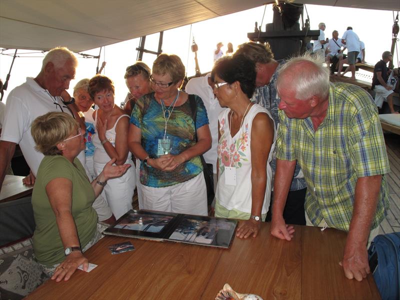 Patti Seery. There was always an interested crowd photo copyright Guy Nowell taken at  and featuring the Cruising Yacht class