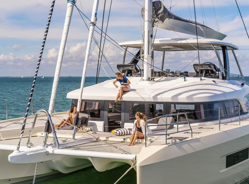 Lagoon 65 - all hands on deck! photo copyright Nicolas Claris taken at  and featuring the Cruising Yacht class