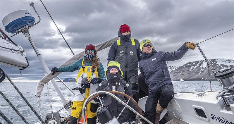 The crew from the series - 80° North photo copyright SV Delos taken at  and featuring the Cruising Yacht class