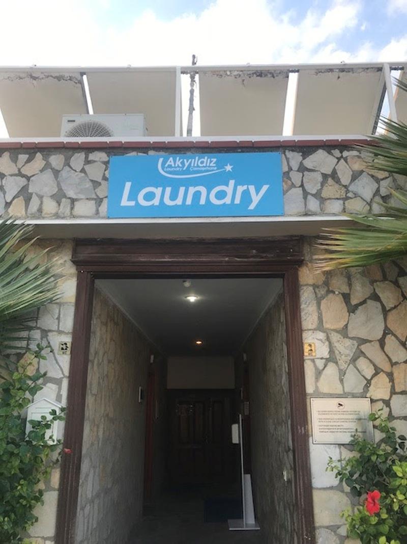 of marina life: Laundry on site - photo © SV Red Roo