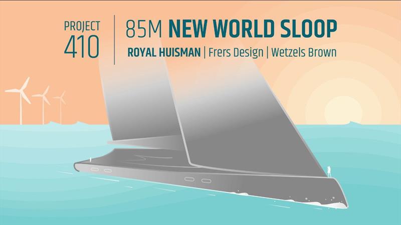 Project 410: World's largest sloop photo copyright Royal Huisman taken at  and featuring the Cruising Yacht class