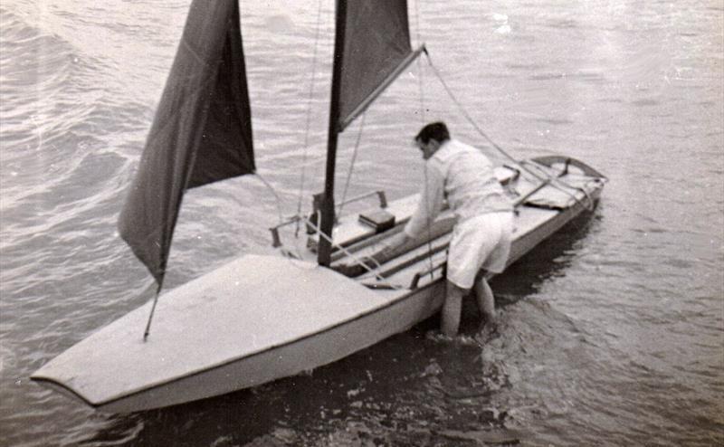 The Dingbat - Like so many innovative designers in the years to come, John Westell recognised that there was more to the scow hull form than just a simple box photo copyright G. Westell taken at  and featuring the Classic & Vintage Dinghy class